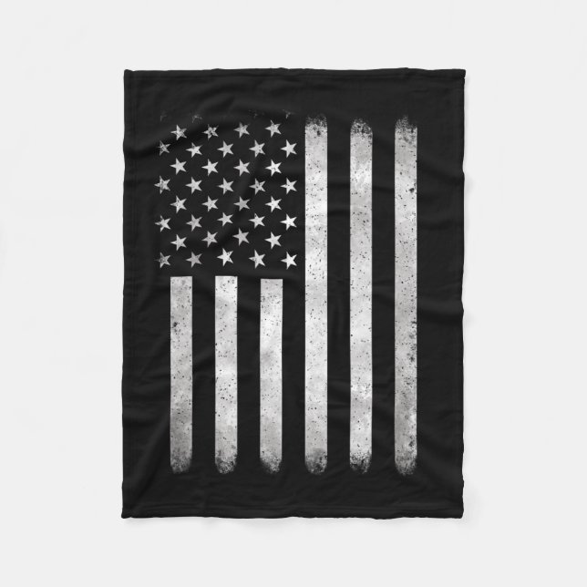 Juli Patriotischer Amerikanische Unabhängigkeitsta Fleecedecke (Vorderseite)