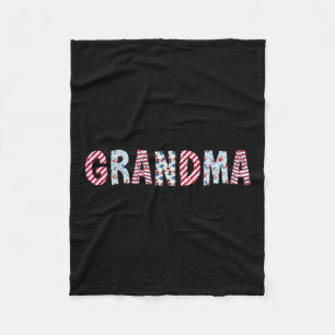 Juli Patriotischer Grandma-Unabhängigkeitstag Amer Fleecedecke