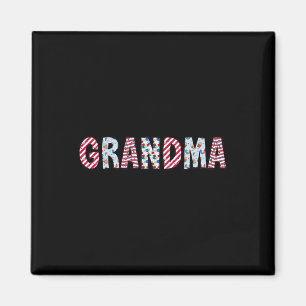 Juli Patriotischer Grandma-Unabhängigkeitstag Amer Magnet