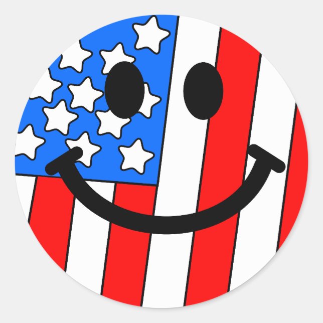 Juli Runder Aufkleber (Vorderseite)