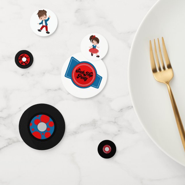 Juli Sock Hop Party Konfetti (Gruppe)