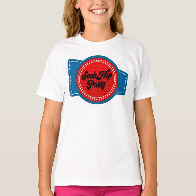 Juli Sock Hop Party T-Shirt (Vorderseite)