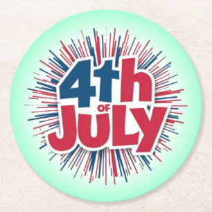 Juli Veröffentlichung-98146 Runder Pappuntersetzer