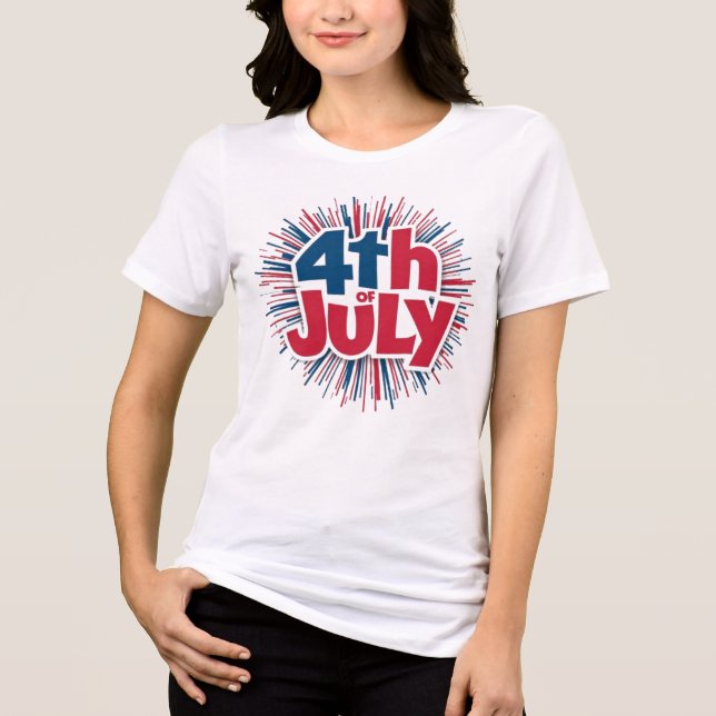 Juli Veröffentlichung-98146 Tri-Blend Shirt (Vorderseite)