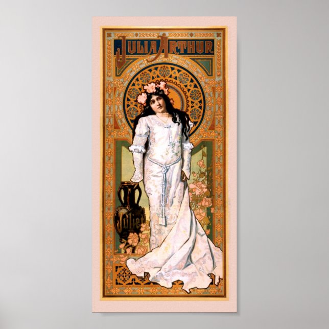 Julia Arthur Vintage Poster (Vorne)