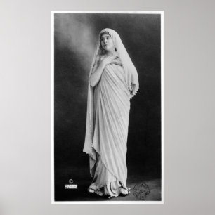 Julia Bartet in 'Antigone' von Sophocles Poster