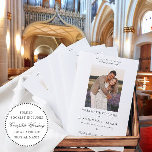 Julia Catholic Wedding Zeremony with Mass Program