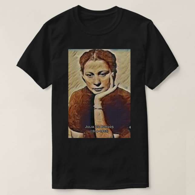 Julia de Burgos T-Shirt (Design vorne)