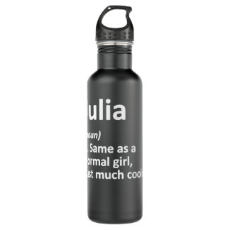 JULIA Definition Personalized Name Funny Birthday  Edelstahlflasche