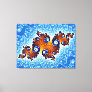 Julia-Insel Mandelbrot Set Leinwanddruck