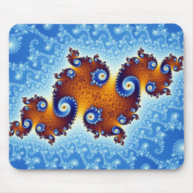 Julia Island Mandelbrot Set Mousepad (Vorne)