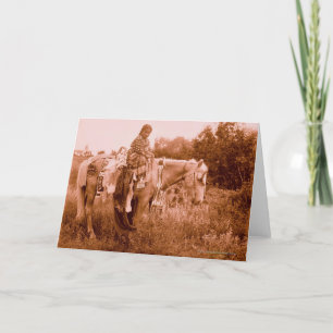 Julia - Krähen-Frau Karte