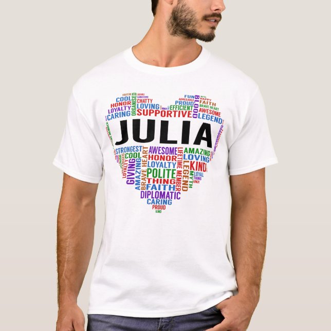 JULIA Legend Heart T-Shirt (Vorderseite)