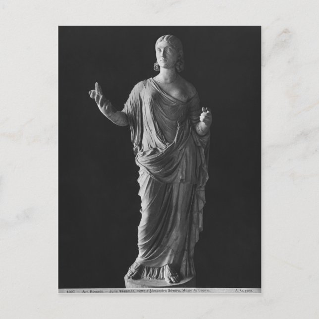 Julia Mamaea Mutter von Kaiser Severus Alexander Postkarte (Vorderseite)