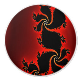 Julia Mandelbrot Abstrakt Fraktal Art I Keramikknauf