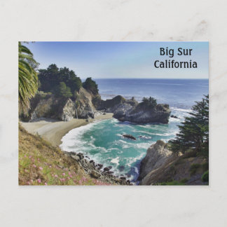 Julia Pfeiffer Staat Park-Big Sur Postcard Postkarte