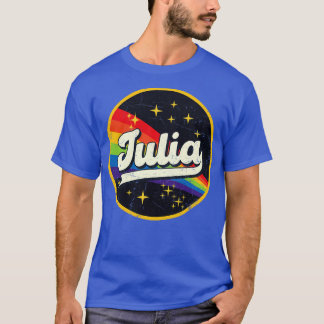 Julia Rainbow In Space Vintag GrungeStyle T-Shirt