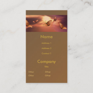 Julia-Schmetterling Visitenkarte