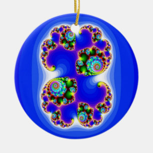 Julia-Set Mandelbrot Set-Fraktal-Geometrie Keramik Ornament