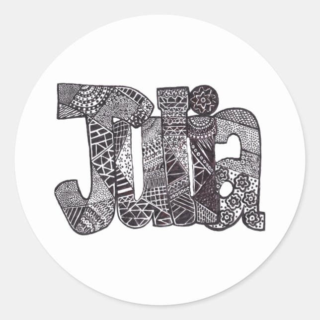 Julia Sticker (Vorderseite)