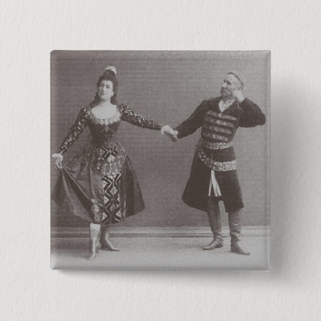 Julia und Felix Kschessinsky im mazu Button (Vorderseite)