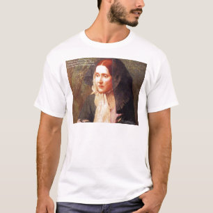 Julia Ward How Zitate zu Glaube/Angst Geschenke T- T-Shirt