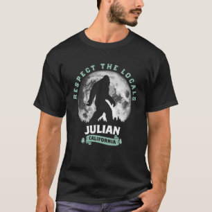 Julian California Bigfoot Night Walk Retro T Shirt