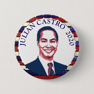 Julian Castro für die Unterstützung der Präsidents Button