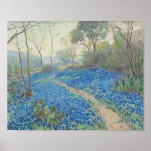 Julian Onderdonk - Eine Seite der Bluebonnets Poster