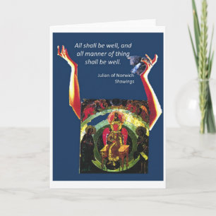 Julian von Norwich Quote Karte