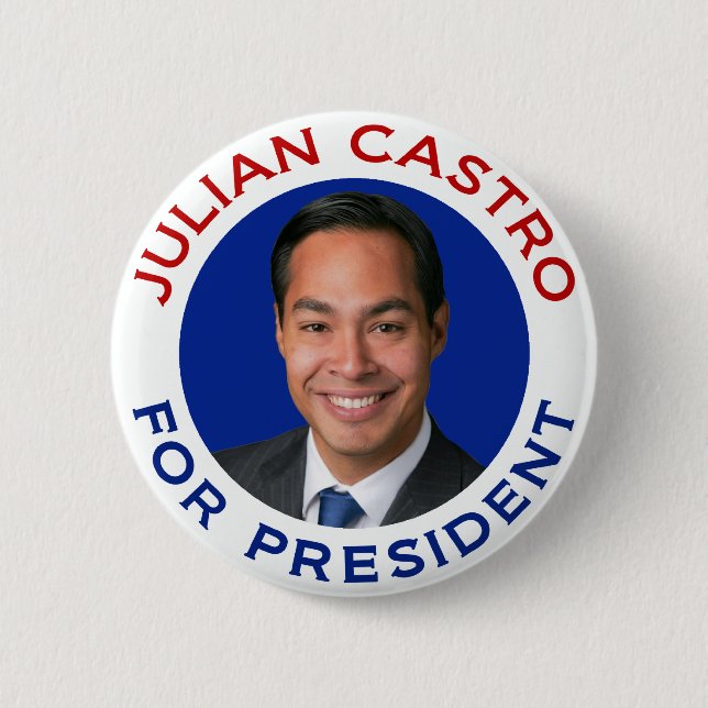 Julianischer Castro für Präsidenten Button (Vorderseite)