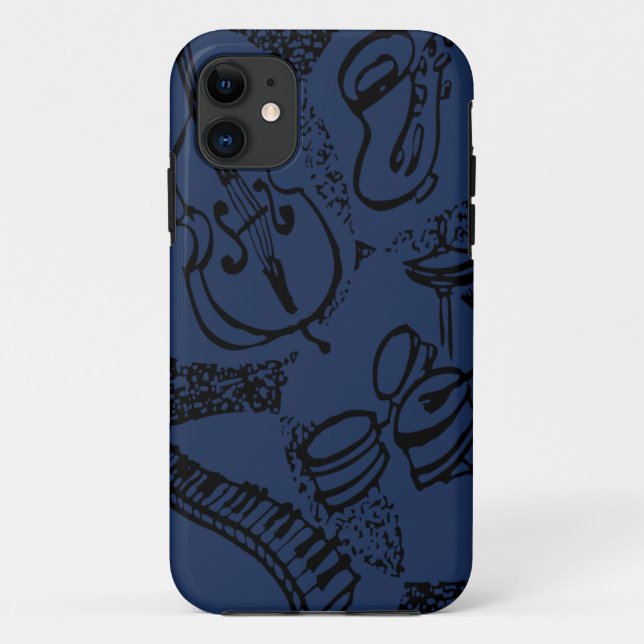 Julianisches iJazz Thema Case-Mate iPhone Hülle (Rückseite)