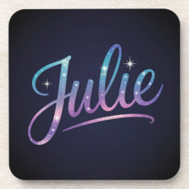 Julie Blue Glitzern Untersetzer Set