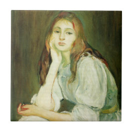 Julie Daydreaming (Schöne junge Frau) Fliese