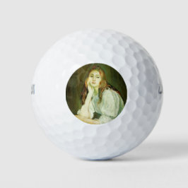 Julie Daydreaming (Schöne junge Frau) Golfball