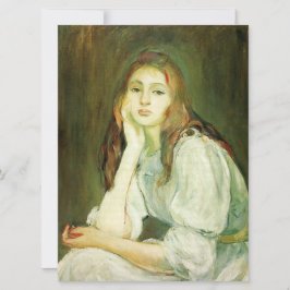 Julie Daydreaming (Schöne junge Frau) Karte