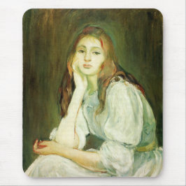 Julie Daydreaming (Schöne junge Frau) Mousepad