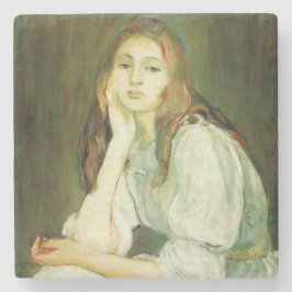 Julie Daydreaming (Schöne junge Frau) Steinuntersetzer