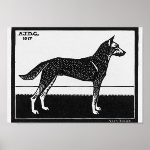 Julie de Graag Hund Poster