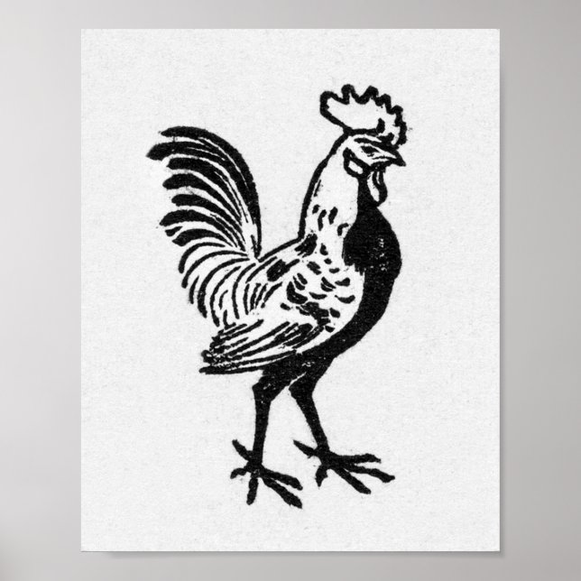 Julie de Graag Rooster Poster (Vorne)