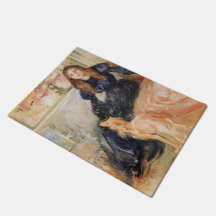 Julie Manet und ihr Greyhound (von Berthe Morisot)