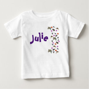 Julie, Name mit australischer Wildnis, Baby Bodysu T-shirt
