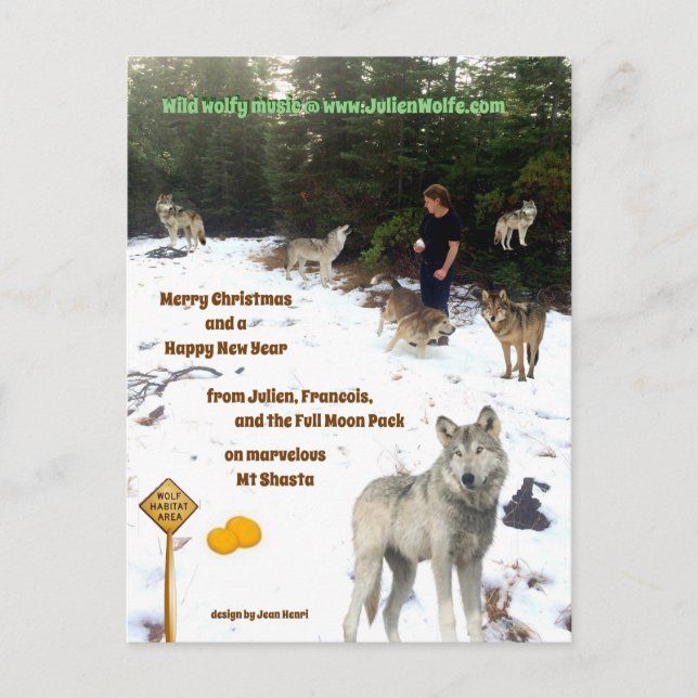 Julien, Francois und der Vollmond Pack Postkarte (Vorderseite)