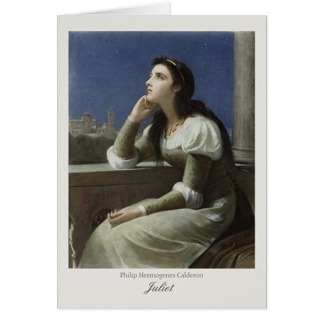 Juliet auf dem Balkon CC0367 Philip H Calderon (Vorne)