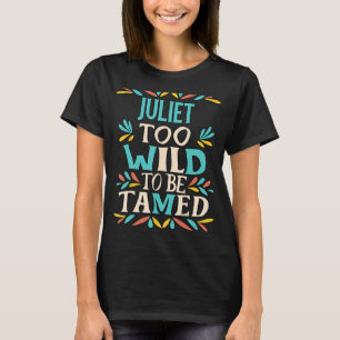JULIET Name Niedlich Retro Girls Wildblume JULIET T-Shirt