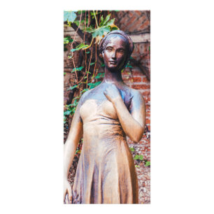 Juliet statue, Verona, Italien Werbekarte