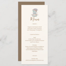 JULIET Tee Set Party Menükarte