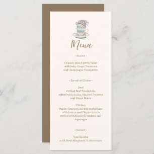 JULIET Tee Set Party Menükarte