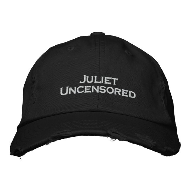 Juliet Uncensored Hat Bestickte Baseballkappe (Vorderseite)