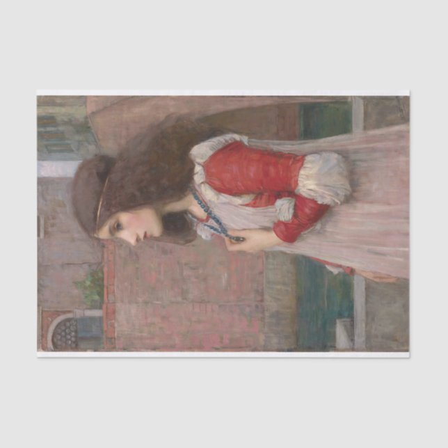 Juliet von John William Waterhouse Seidenpapier (Vorderseite)